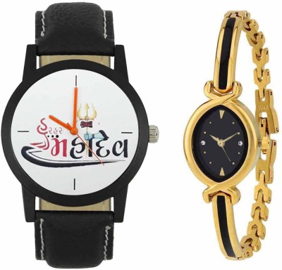 

SPLAZOS Combo Presenting the Leather Strap And Formal Design For Men And Women-158 Watch - For Boys & Girls