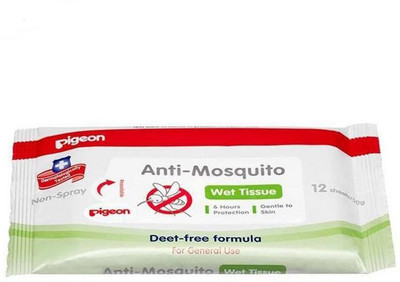 

Pigeon Anti Mosquito Wipes - 12Pc (Pack of 12)(12 Pieces)