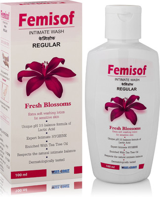 

West Coast Femisof Intimate Hygiene WASH With Sea Buckthorn, Tea Tree Oil & Aloevera Intimate Wash(100 ml, Pack of 1)