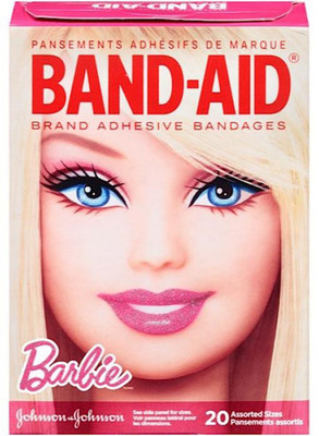 

Band-Aid Bandages 20Pk - Barbie Adhesive Band Aid(Set of 20)