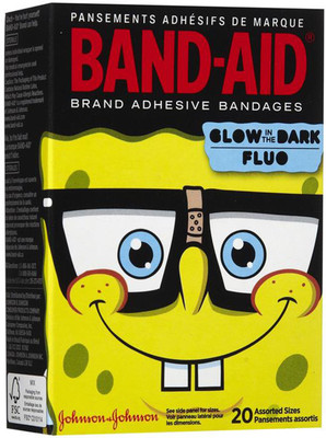 

Band-Aid Bandages 20Pk - Glow In The Dark Fluo Adhesive Band Aid(Set of 20)