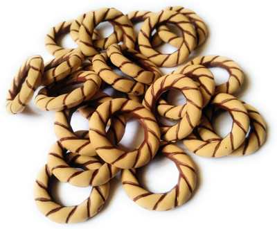 

Medonna shoppe Wooden rings for jewellery making, kids crafts works, pack of 100 nos