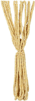 

GOELX Round Wooden Bead Bunch(20 Mala) Sandal 6 mm for Jewellery Making, Beading & Art Craft Work - Approx. 1300 Beads !!