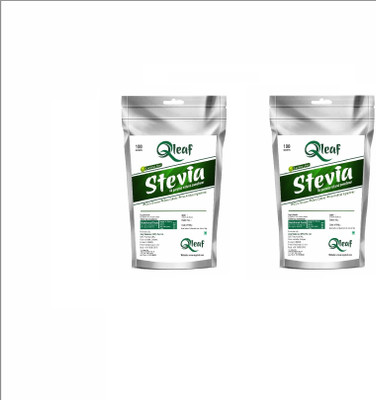 

Qleaf 2 Pack each of 100 stevia sachets Sweetener(200 g, Pack of 2)