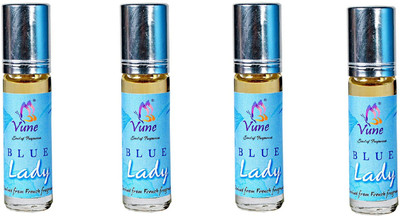 

Vune Blue lady 6 ml (pack of 4) Floral Attar(Woody)