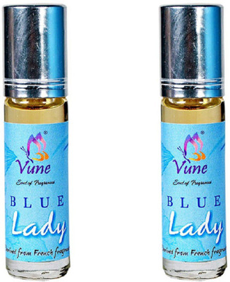 

Vune Blue lady 6 ml ( pack of 2) Floral Attar(Woody)