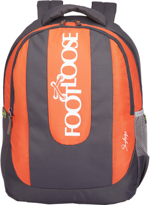 

Skybags Vein Plus 24 L Laptop Backpack(Grey, Orange)