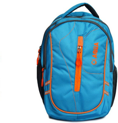 

Fashion Knockout Blue Aqua Backpack with rain cover for boys & girls 10 L Backpack(Blue)