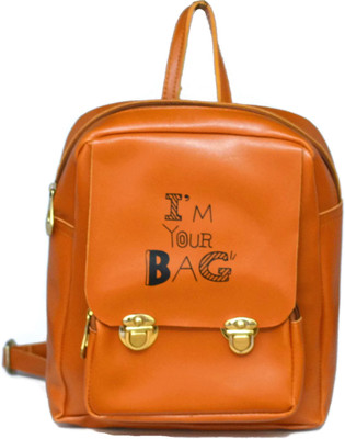 

Ferishta I LOVE MY BAG Backpack(Yellow, 2 L)