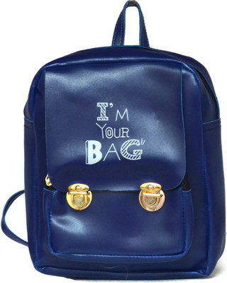 

Ferishta I LOVE MY BAG Backpack(Blue, 2 L)