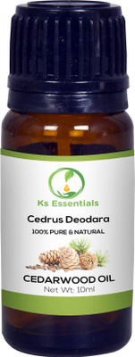 

Ks Essentials 100% Pure Cedarwood Essential Oil Natural & Undiluted (10ml)(10 ml)