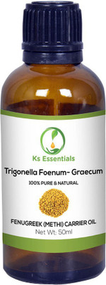 

Ks Essentials Fenugreek (Methi) Carrier Oil (Trigonella Foenum-Graecum) 100% Pure Natural & Undiluted (50ml)(50 ml)