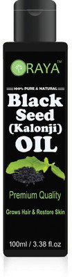 

ORAYA 100% Pure & Natural Black Seed Oil Cold Pressed (Kalonji Oil) for Hair & Skin Hair Oil(100 ml)