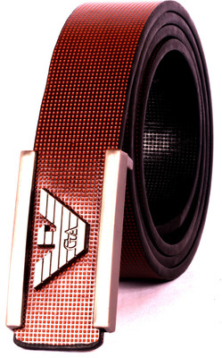 

ASF Men Casual, Party, Evening Brown Synthetic Belt, ASF Men Party Brown Synthetic Belt