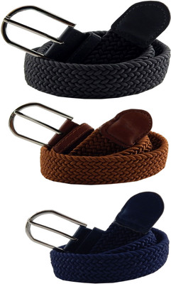 

ELS Men & Women Casual, Evening, Formal Grey, Khaki, Blue Canvas, Fabric, Synthetic Belt, Blue;grey;khaki, ELS Men & Women Casual Multicolor Canvas, Fabric, Synthetic Belt, Blue;grey;khaki, ELS Men & Women Casual Multicolor Canvas, Fabric, Synthetic Belt,