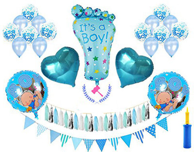 

AMFIN Baby Shower Decoration Combo Boy(Set of 108)