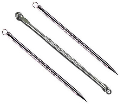 

Shopfleet Stainless Steel Blackhead Remover Needle(Pack of 3)
