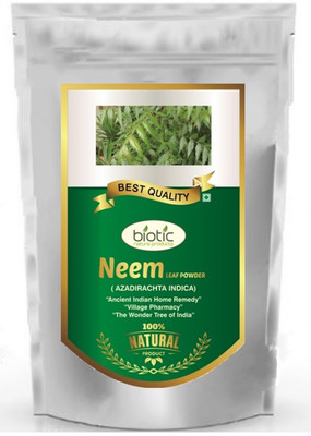 biotic Neem Leaf Powder | Azadirachta Indica | Neem Powder | 200 G.(200 g)