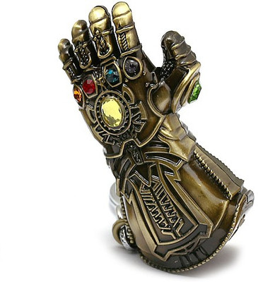AB Posters THANOS INFINITY GAUNTLET Key Chain(Gold)