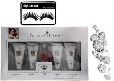 

big basket Eyelashes & Shanhaz Husain Diamond Facial Kit(Set of 2)