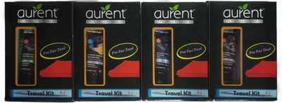 

aurent 4 pack of Activated charcoal face wash with face towel(Set of 4)
