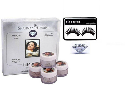 

big basket Eyelashes & Diamond Facial Kit(Set of 2)