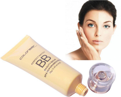 

Pro longwear combo Eyelashes,Silicon Puff,Colorbar B Beauty Balm Prefect Match Foundation Studio Fix Compact(Set of 4)