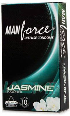 Manforce Jasmine flevoured DOTTED CONDOM 10PC Condom(10S)