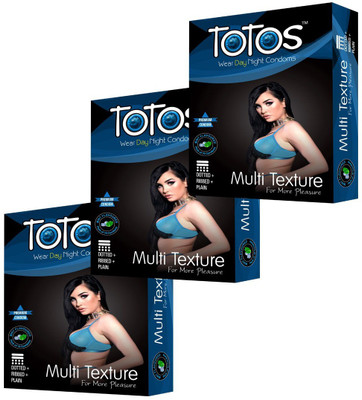 TOTOS MINT FLAVOR MULTI TESTER CONDOM Condom(Set of 3, 10S)