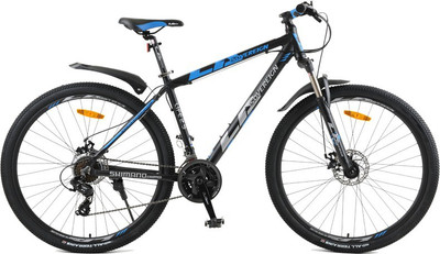 

La Sovereign Life Front Suspension Dual Disc Brake Bike For Adults Black & Blue 29 T Mountain Cycle(24 Gear, Multicolor)