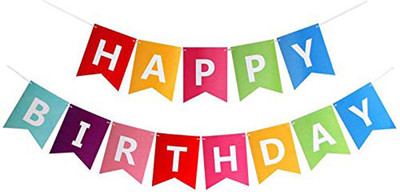 

AMFIN Multicolor BANNER BUNTING FLAG - 1 g