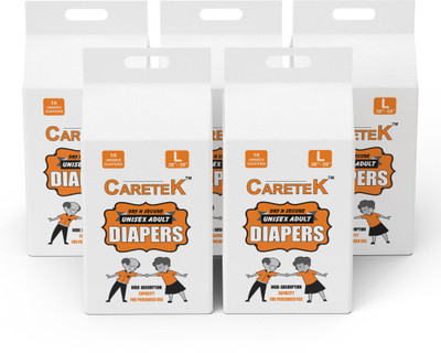 

CARETEK DIAPERS_1 Adult Diapers - L(50 Pieces)