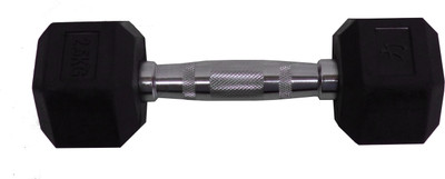 

GYMNASIO Hex Dumbbells-12.5 kg Single(12.5kg*1) Adjustable Dumbbell(12.5 kg)