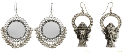 FashMade Ganesha Casted Alloy Chandbali Earring