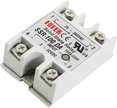 

KitsGuru 24V-380V 100A 250V SSR-100 DA Solid State Relay Module 3-32V DC To AC Electronic Components Electronic Hobby Kit