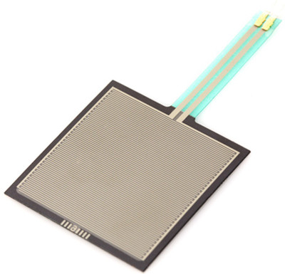 

KitsGuru FSR406, Force Sensor Force Sensitive Resistor Measurement of Higher Loads, Stable Output Electronic Components Electronic Hobby Kit