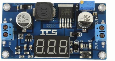 

KitsGuru DC-DC 4.5-32V to 5-52V XL6009 Boost Step-up Module Power Supply LED Voltmeter Electronic Components Electronic Hobby Kit