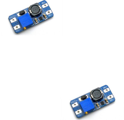 KitsGuru (Set of 2) MT3608 DC-DC Step Up Power Apply Module Booster Power Module 2A (Set of 2) Electronic Components Electronic Hobby Kit