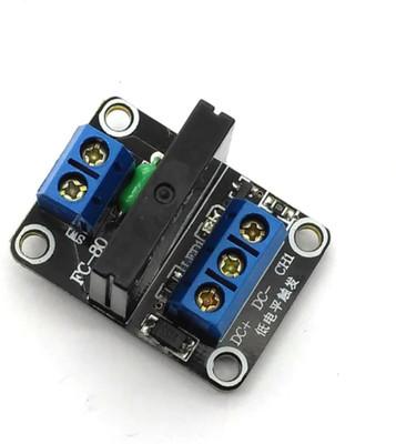 

KitsGuru 12V 1 Channel Solid State Relay Module with Resistive Fuse Electronic Components Electronic Hobby Kit