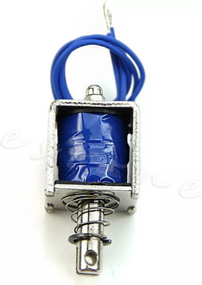 

KitsGuru DC12V/2A Reset 10mm 20N Push Pull Type Open Frame Solenoid Electromagnet Electronic Components Electronic Hobby Kit