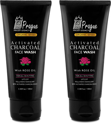 

Prague Charcoal Face Wash (Remove Blackheads, Pollution & Oil Control) Face Wash(200 ml)