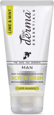 

True Derma Essentials Lime & Mint Deep Cleansing & Exfoliation Scrub Face Wash(100 g)