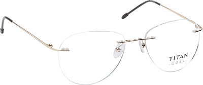 

Titan Rimless Round Frame(122 mm