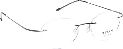 

Titan Rimless Oval Frame(122 mm