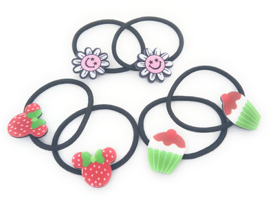 

SKD 6 pcs Cartoon Pattern Hair Rubber Band(Multicolor)