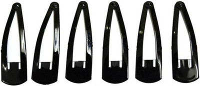 

GaDinStylo Hair Accessories Black Metal Tic Tac Hair Clips For Women & Girls (6 Pairs) Tic Tac Clip(Black)