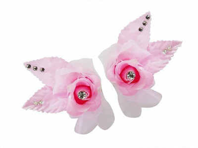 

INAAYA Stylish Baby Pink Hair Clips For Girls And Women, 2 Pcs, Pink Hair Clip(Pink)