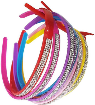 

INAAYA Part Wear Attractive Hair Accessories Hair Clips, Hair Bands For Kids Girls, Set Of 6, Multicolor Head Band(Multicolor)