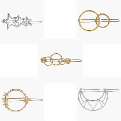 

Glamix Hair Clips, Hair Clip(Silver, Gold)