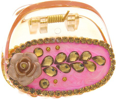 

Anuradha Art Jewellery Butterfly Clip Hair Claw(Pink)